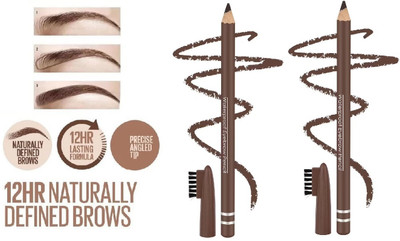 BLUEMERMAID MATTE BROWN EYE BROW PENCIL FOR PERFECT EYE LOOK(BROWN)
