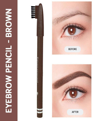 YAWI deep brown eyebrow pencil combo pack of 1(Brown)