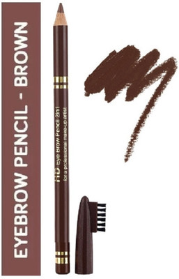 Amaryllis New HD Professional Eyebrow Pencil with Brush(Brown)