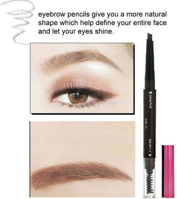 Arcanuy Eyebrow Definer Smudge Proof, Waterproof And Pigmented(brown)
