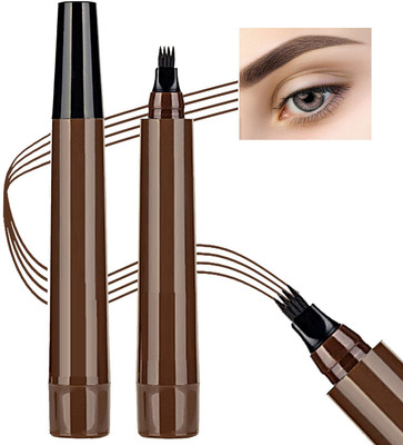 YAWI Brown Eyebrow Pencil,Waterproof Microblading Eyebrow Pen(Brown)