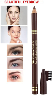 Amaryllis 3D Eyebrow Eye Liner Pencil Set,Easy to Color Waterproof Eye Brow Pencil(Brown)
