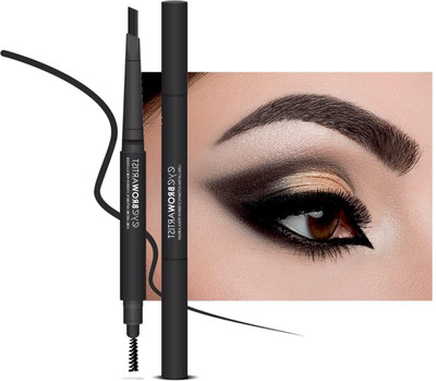 luzimaisa 2 In 1 Long Lasting Automatic Eyebrow Pencil With Brush 0.4 g(black)