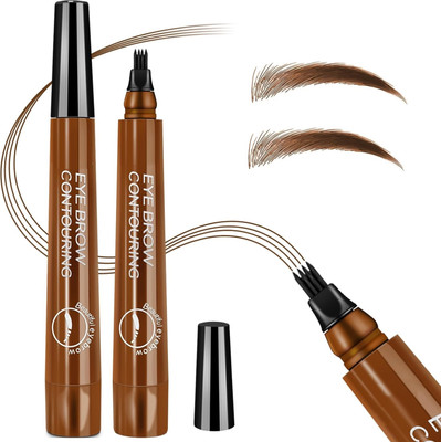 GULGLOW99 Eyebrow Pencil Liquid Brow Pencil Eyebrow Makeup Long Lasting Waterproof(Brown)