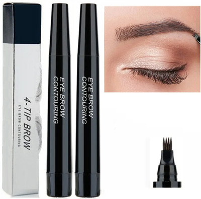 WOONGMI Long lasting Eyebrow Contour Pen Defining High Eye Brow Eyebrow Pencil 5 g(Black)