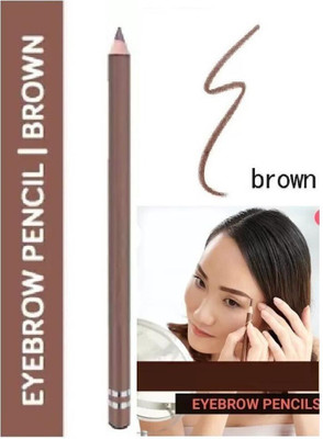 JANOST HIGH QUALITY WATERPROOF EYEBROW PENCIL WITH EYEBROW BRUSH(chocolate brown)