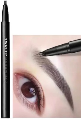 REIMICHI 3 Head Fine Sketch Liquid Eyebrow Pencil Tattoo(BLACK)