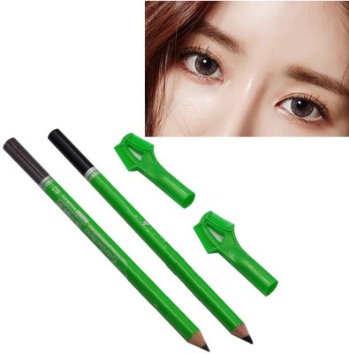 REIMICHI PRO LONG STAY & WATER PROOF BOLD BLACK EYE BROW PENCIL WITH COMBO(BLACK)