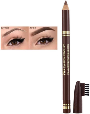 Amaryllis Easy to Color Waterproof Eye Brow Pencil,Eyebrow Eye Liner Pencil Set(Brown)