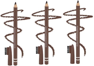 BLUEMERMAID STUNNING LOOK BROWN EYE BROW PENCIL FOR PERFECT EYE LOOK(BROWN)