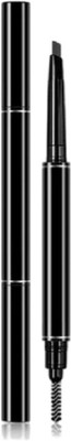 Sheny Party Look 2 in 1 Dual Function Eyebrow Pencil with Spoolie Brush (black)(black)