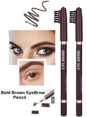 GFSU - GO FOR SOMETHING UNIQUE Best Brown eyebrow Pencil With Brush(BROWN)