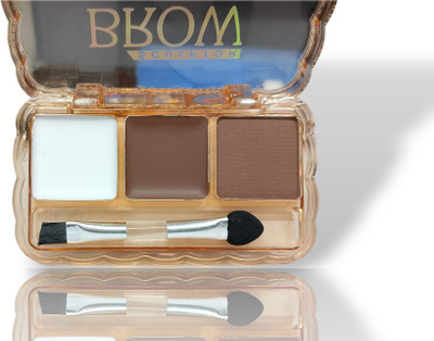 GULGLOW99 3 color eyebrow powder & wax cream palette(MULTI COLORS)