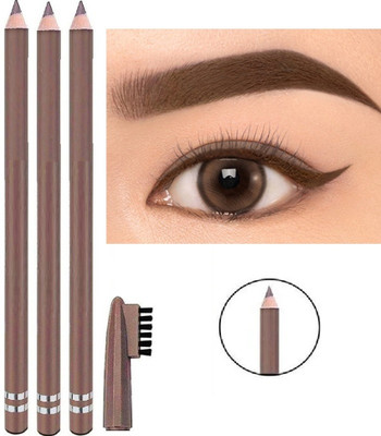 Herrlich BEST QUALITY EYEBROW PENCIL MATTE FINISH BROWN COLOR(BROWN)