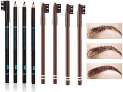 Libline Long Staying Eye Artist Eyebrow Pencil(BLACK, BROWN)