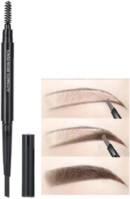 Arcanuy Eyebrow Pencil 2 in 1 Dual Function with Brush(black)