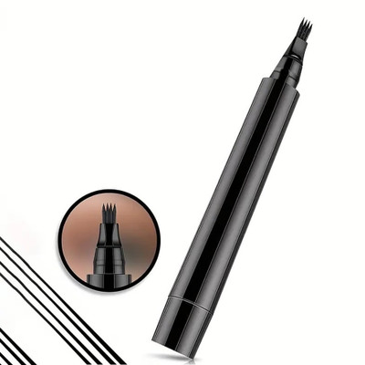 GULGLOW99 Water Proof Beard Color Pencil For Men, Long Lasting Coverage Eyebrows Beard(BLACK)