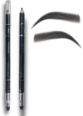 WECHARMERZ Ultra HD Eyebrow Pencil with Sponge Long-Lasting & Smudge Proof(Black)