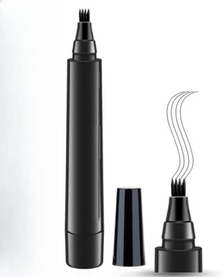 manasona Eyebrow Pen Black,Waterproof Microblading Eyebrow Pencil(Black)