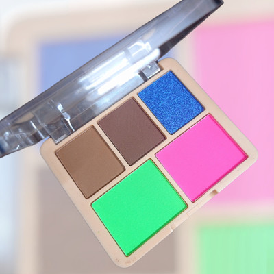 THTC Best Smudge Proof & Water Proof Brown Eyebrow Definer Pallet or Eye shadow Also(MULTI COLOR)