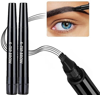 WOONGMI Best Waterproof Eyebrow Pen with a Creates Flawless Natural Looking Brows(Black)