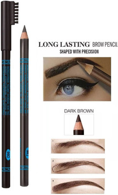 JANOST Professional Long Lasting Automatic Eyebrow Pencil & Brush(BROWN)