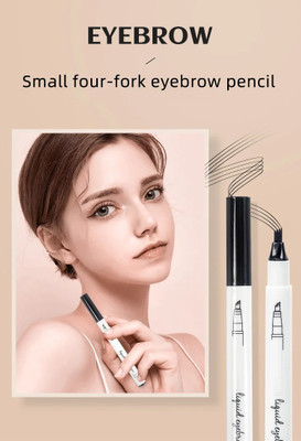 tanvi27 New Multi Purpose Tattoo Eyebrows Lasting Makeup Black Eyebrow Pencil(Jet Black)