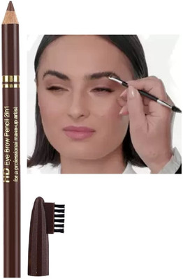 JANOST Waterproof Long Stay Brows Soft Pencil + Brush(Brown)