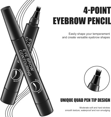 REIMICHI 4-TIP BROW Liquid Eyebrow Pencil Waterproof(black)