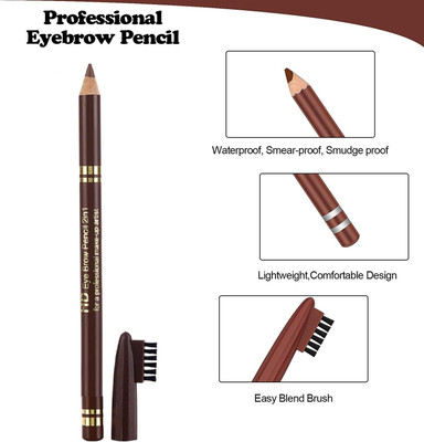 Amaryllis ALL Ultra Soft Brown Eyebrow contouring pen waterproof | natural eyebrow pen(Brown)
