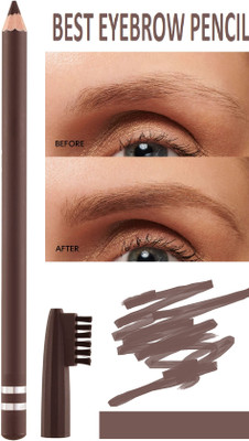 Vyomiris Matte waterproof formula eyebrow pencil brown color(BROWN)