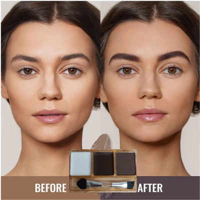luzimaisa Waterproof 3 Color Eyebrow Palette 3 g(multicolor)