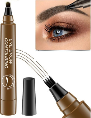 GULGLOW99 Brown Magic Microblading Eyebrow Contouring Pen Pencil(BROWN)