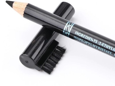 BLUEMERMAID Matte Finish Professional Long Lasting & Water Proof Bold Black Eye Brow Pencil(BLACK)