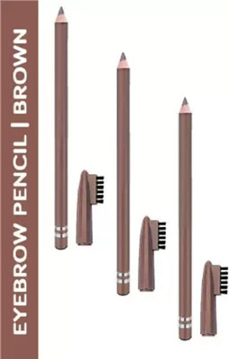 FELICECHIARA PACK OF 3 EYEBROW PENCIL WATERPROOF LONG LASTING(DARK BROWN)