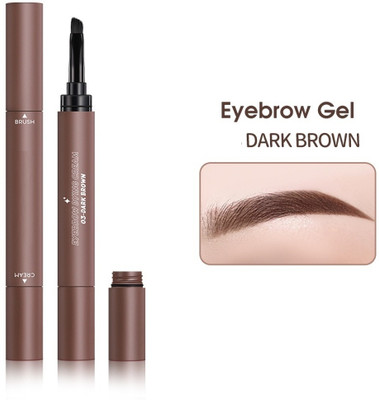 WOONGMI Eyebrow Cream Gel With Brush 2IN1 Brow Brush Long-lasting & Waterproof(DARK BROWN)