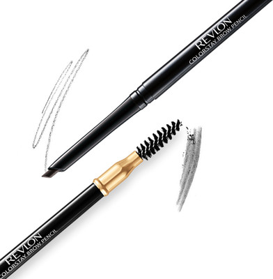 Revlon ColorStay Eye Brow Pencil With Brush | Waterproof|Define Brows|(SOFT BLACK)