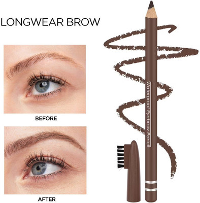 BLUEMERMAID MATTE BROWN EYEBROW PENCIL FOR DEFINE EYEBROWS(BROWN)