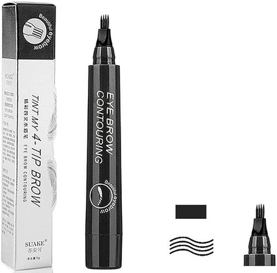 Etszaz Eyebrow Pencil Eyebrow Microblading Pen Eyebrow Pen Micro 4 Point Brow Pen Lift(Black)