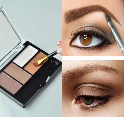 luzimaisa 3 Color Eyebrow Powder Cake Palette 8 g(multicolor)