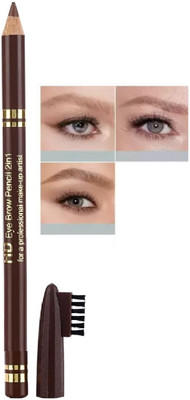 FELICECHIARA 3D Easy brows Eyebrow Pencil with Brush Smudge proof Eyebrow Definer Pencil(Brown)