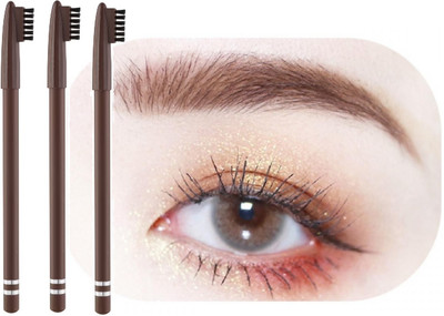 NADJA New Eyebrow Pencils with Soft Brush 2-in-1 Long-lasting Water-proof Sweat-proof(BROWN)