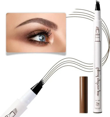 EVERERIN Eyebrow Tattoo Pen, Waterproof Microblading Eyebrow Pencil(Brown)