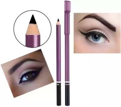 THTC Perfect black eye brow pencil water proof & long lasting(black)