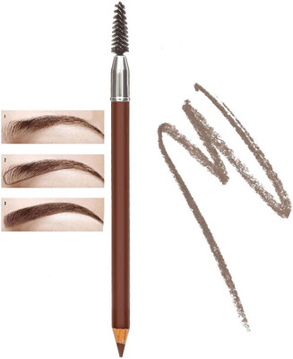 Amaryllis Smudge Proof, Waterproof And Pigmented Eyebrow Pencil(Brown)