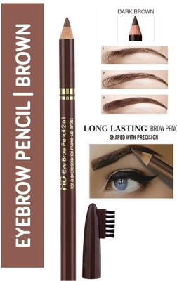 JANOST Brow Artist Long Lasting Automatic Eyebrow Pencil & Brush(Brown)