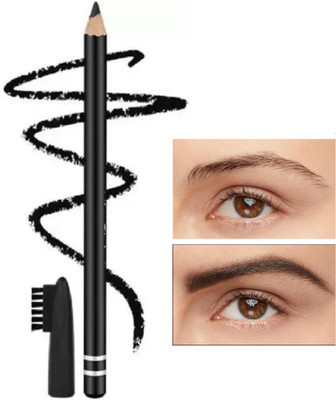 Herrlich Eyebrow Shaping Pencil with Soft Brush 2-1 Brow Filling Pencil(BLACK)