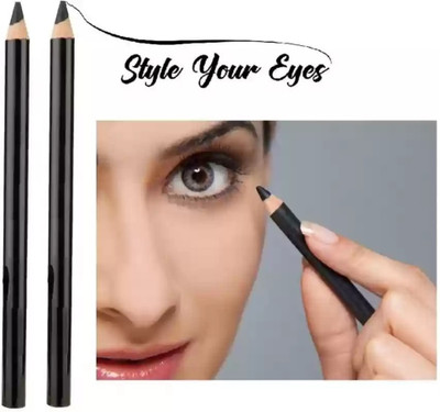 GFSU - GO FOR SOMETHING UNIQUE SMUDGE PROOF COLOR BLACK KAJAL PENCIL WATERPROOF FORMULA(black)