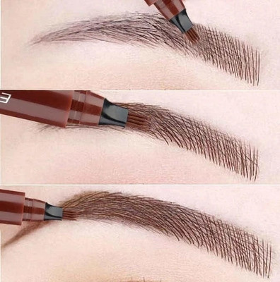luzimaisa Waterproof 4 Points Eyebrow Pen & Bread Pen 2.5 g(brown)