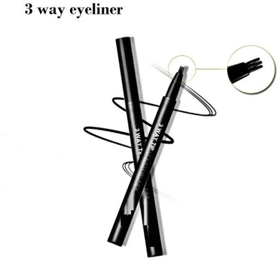 EVERERIN eyebrow liquid makeup pen | microblading clear eyebrow-08(BLACK)